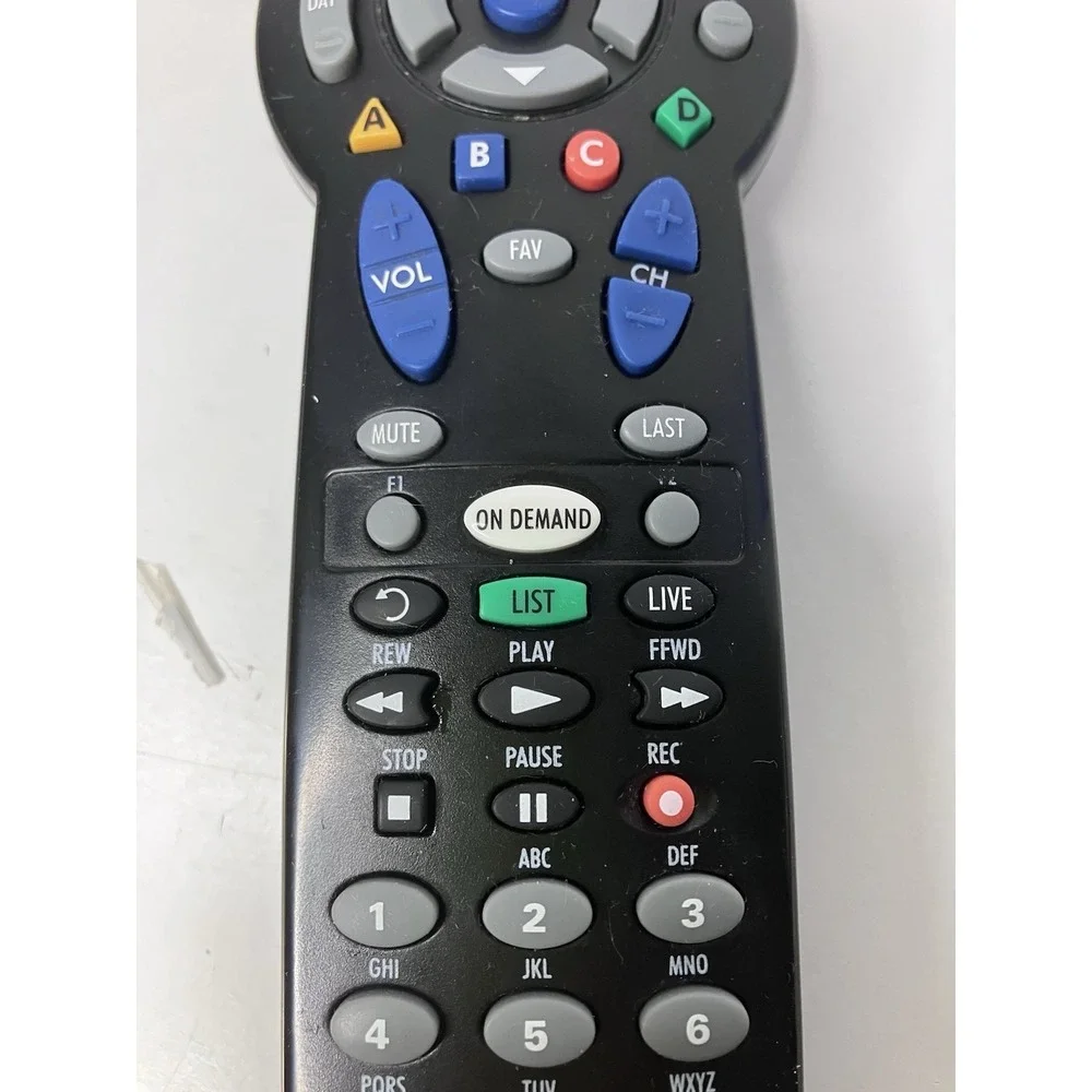 UEI Technology OCAP 5-Device Universal Remote Control 1056B03 DVD TV VCR AUD CBL